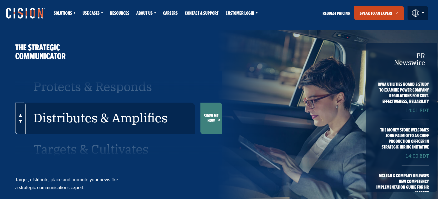 cision homepage