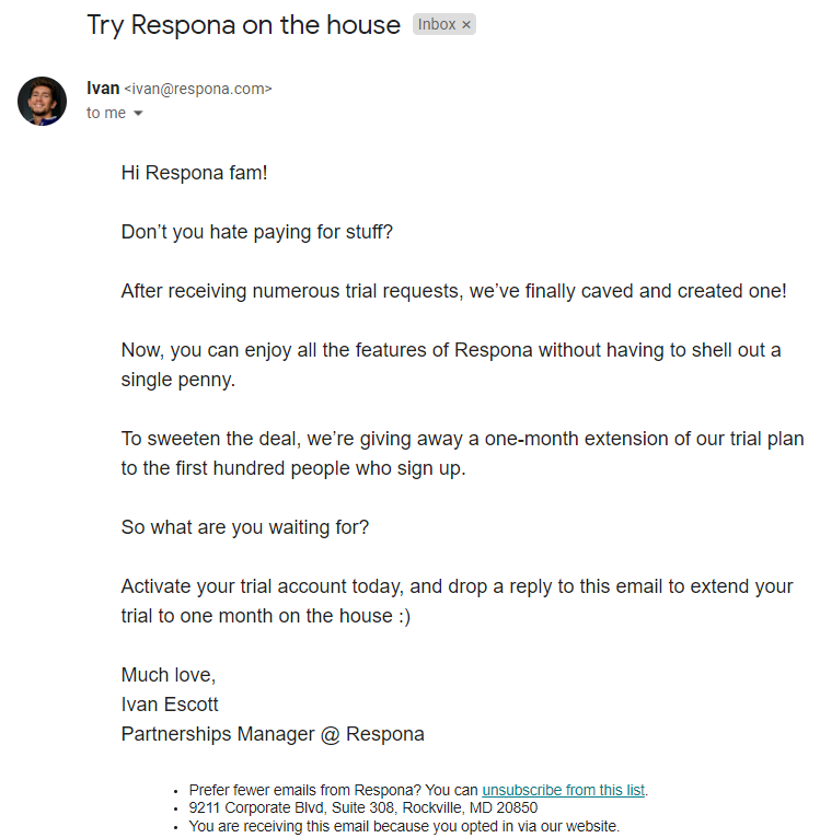 Promoting content through a newsletter