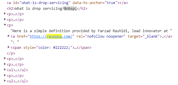 nofollow link example