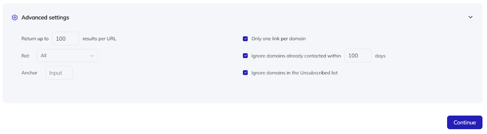 Respona advanced search operators